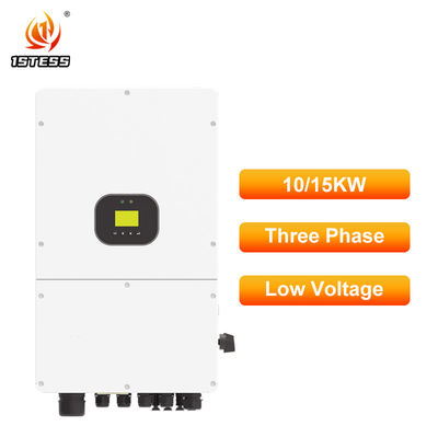 MPPT Pure Sine Wave On/Off Grid Hybrid Solar Inverter IP66 Three Phase 40V-60V 10kw 15kw Dual Output