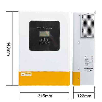 Hybrid Solar Inverter 5.5kW 48V Single Phase Pure Sine Wave Off Grid 5.5KVA 5500W Solar Inverter Parallel 12 Units