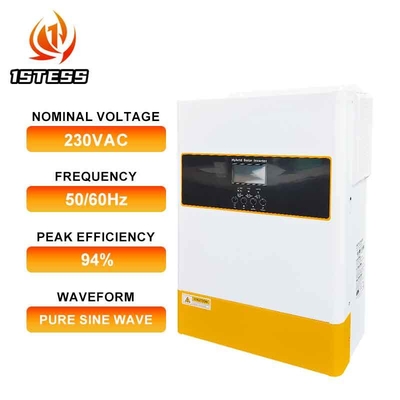 Pure Sine Wave 6.2KW Solar Inverter with 48VDC Support MPPT High Voltage Off Grid Dust Resistant