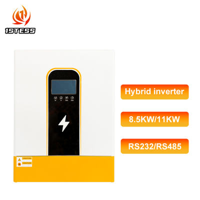 Hybrid Solar Inverter 8.5kw 11KVA 11kw Single Phase Pure Sine Wave MPPT Detachable Dust Cover